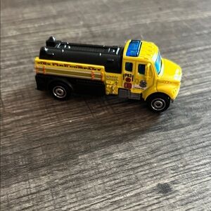 Yellow and Black Fire Rescue Toy Truck